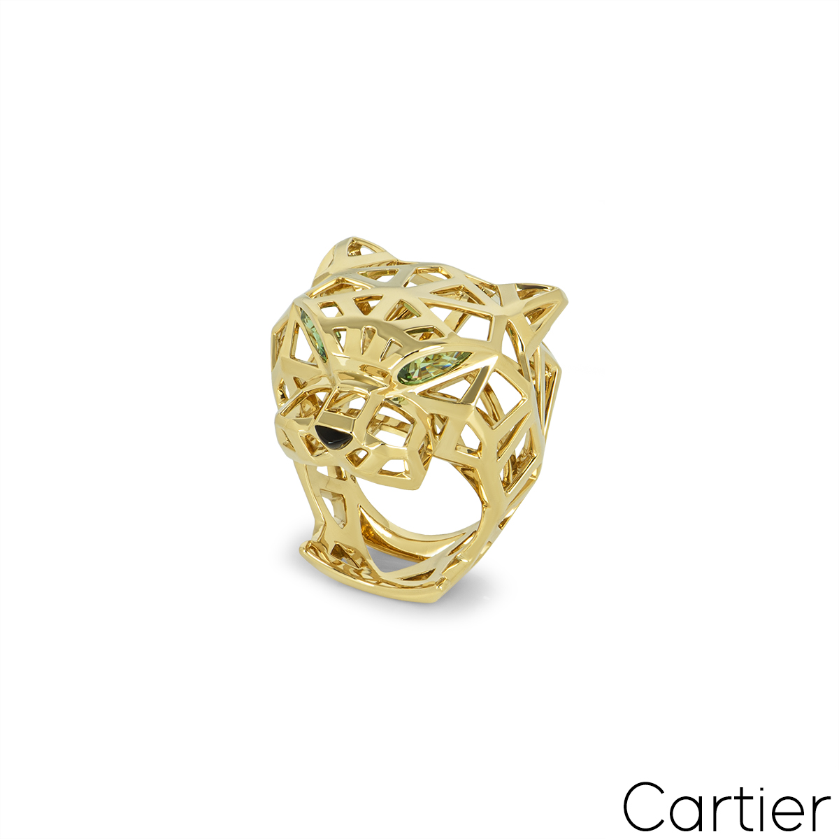 Cartier Yellow Gold Panthere De Cartier Ring N4722557